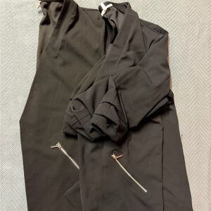 TWO for one!! Maurices Black Blazer with Zipper Accents